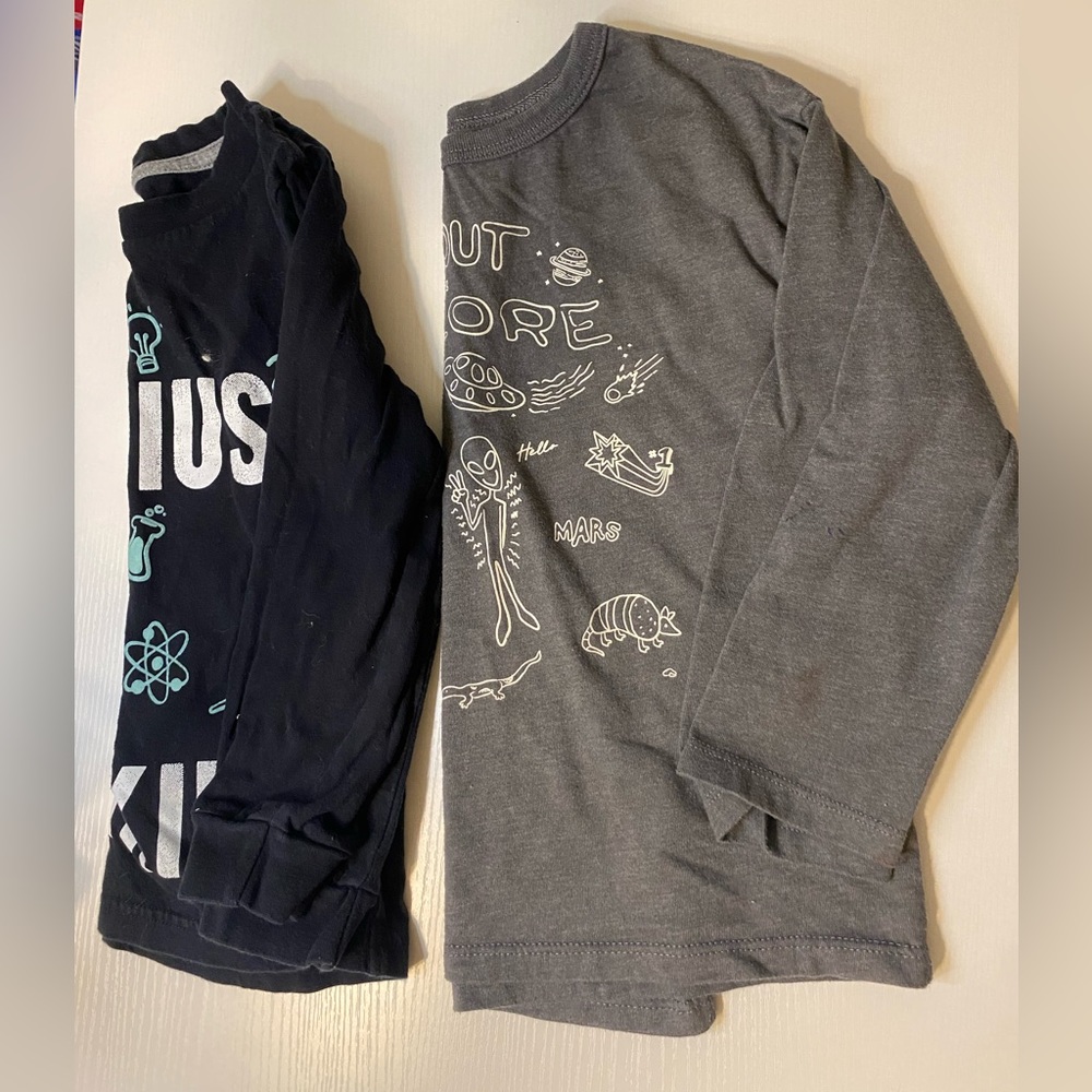 5T Long-sleeve Boys’ Tees Boy Clothes Kids